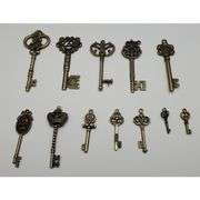 Lot of 12 Unique Bronze Keys