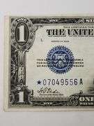 1928 $1 Silver Certificate (Funnyback)  Star Note