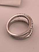 14K WHITE GOLD DIAMOND BAND / RING