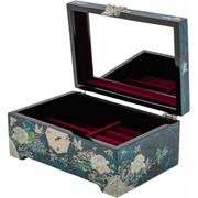 Mother of Pearl Jewelry Box with Mirrored Lid