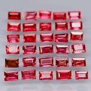 Untreated! 2.28ct fire red Ruby set!