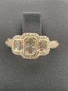 CERTIFIED BRAND NEW MEN'S 14K YELLOW GOLD DIAMOND RING / BAND