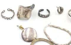 Group lot of Vintage 925 sterling silver mixed jewelry