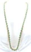 Darling 18.32CTW Oval Shaped Emerald Diamond Necklace in 14K Yellow Gold Over 925 Sterling Silver