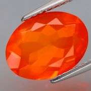 Top grade red orange 2.19ct Mexican Fire Opal!