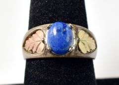 Lapis Lazuli Gemstone Ring in Sterling Silver