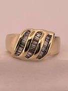 CERTIFIED BRAND NEW 14K YELLOW GOLD DIAMOND BAND / RING