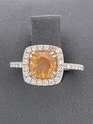 CERTIFIED BRAND NEW 14K WHITE GOLD DIAMOND ENGAGEMENT RING