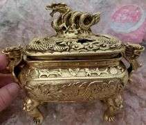 Chinese Dragon Incense Burner