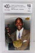 Michael Jordan Upper Deck Gold Basketball Card, 10 MT