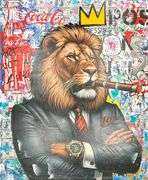 Spectacular Mural Size Jozza 'One of a kind' Mixed Media on Canvas