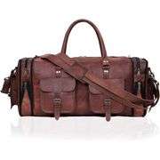 Handmade Genuine Leather Duffel Bag