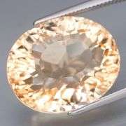 Premium cut and color 13.15ct wheat blonde Citrine!!!