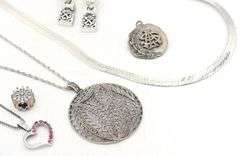 Group lot of Vintage 925 sterling silver mixed jewelry