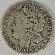 Sharp Scarce 1880-CC Morgan Silver Dollar