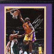 Shaquille O'Neal Autographed Framed Photo w/ COA