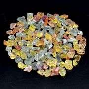 Collectors 145pc. 40.77ct uncut Sapphire set!