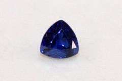 Intense Natural Blue Sapphire Trillion