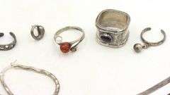 Group lot of Vintage 925 sterling silver mixed jewelry