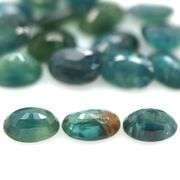 Heated only! 12.30ct greenish blue Sapphire set