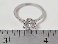 CZ Stone Ring in Sterling Silver 2.5grams Size 8.5