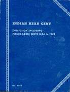 42 Different Indian Head Cents in Album