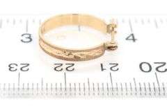 14kt Yellow gold hoop earrings