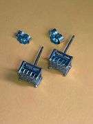 14K WHITE GOLD DIAMOND STUD EARRINGS