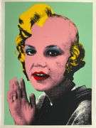 Highly Collectible Mr. Brainwash Britney Screenprint Signed With Thumbprint