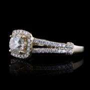 14K YELLOW GOLD DIAMOND UNITY RING 1.61 C.T.W.