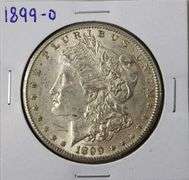 1899-O Morgan Silver Dollar, Circulated