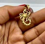 10K Yellow Gold Scorpio Pendant
