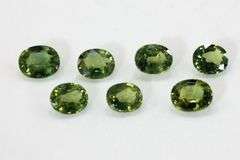 Soft Green Sapphire - Lot of 7