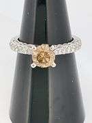 CERTIFIED BRAND NEW 14K WHITE GOLD DIAMOND ENGAGEMENT RING