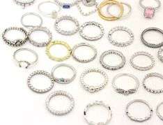 Big group lot of 925 sterling silver rings