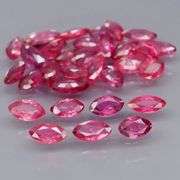 Amazing 5.19ct marquise cut Ruby set