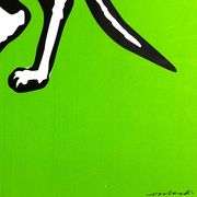 Skeleton Cat (Green) by Hijack,