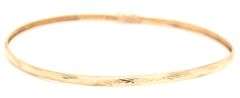 10kt Yellow gold bangle bracelet