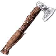 Custom Bearded 19-Inch Carbon Steel Viking Axe