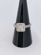 CERTIFIED BRAND NEW 14K WHITE GOLD DIAMOND RING