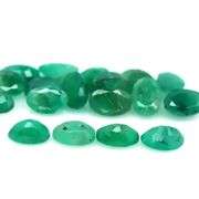 Heavy 8.20ct 18 piece Zambian Emerald set
