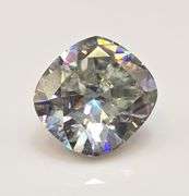 Gorgeous 4.85 Ct Sparkling VVs1 H-I Lab Simulated Diamond Solitaire