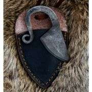 Viking Neck Knife Hand Forged Damascus Steel