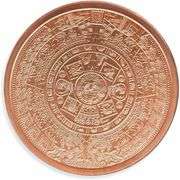 5oz Copper Ancient Aztec Calendar Collectible
