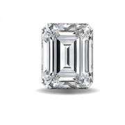 Sparkling 3 Ct VVs1 Emerald Cut Lab Simulated Diamond Solitaire