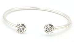 Lot of 3 Pandora bangles in 925 sterling silver