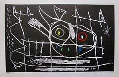 Joan Miro, Couple d’Oiseaux III