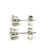Sparkling 3.85 Ctw VVs1 F-G Lab Simulated Diamond Earrings