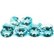 Bright 14.60ct sky blue Topaz set