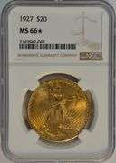 Outstanding MS66 STAR 1927 St. Gaudens $20 Gold. NGC MS66*